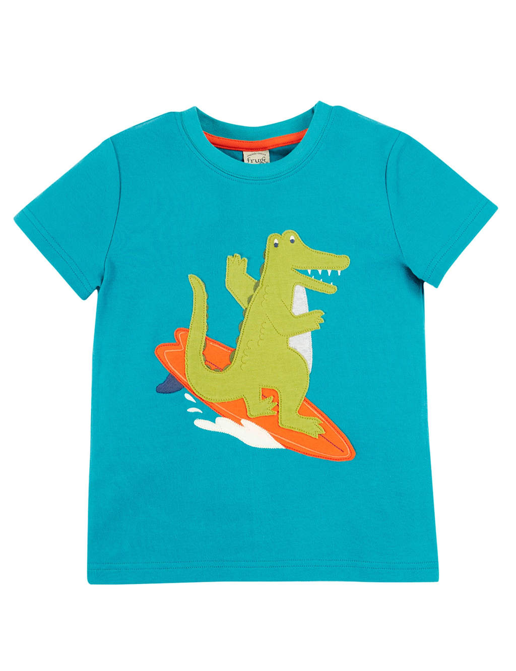 Pure Cotton Crocodile Applique T-Shirt (2-10 Yrs)