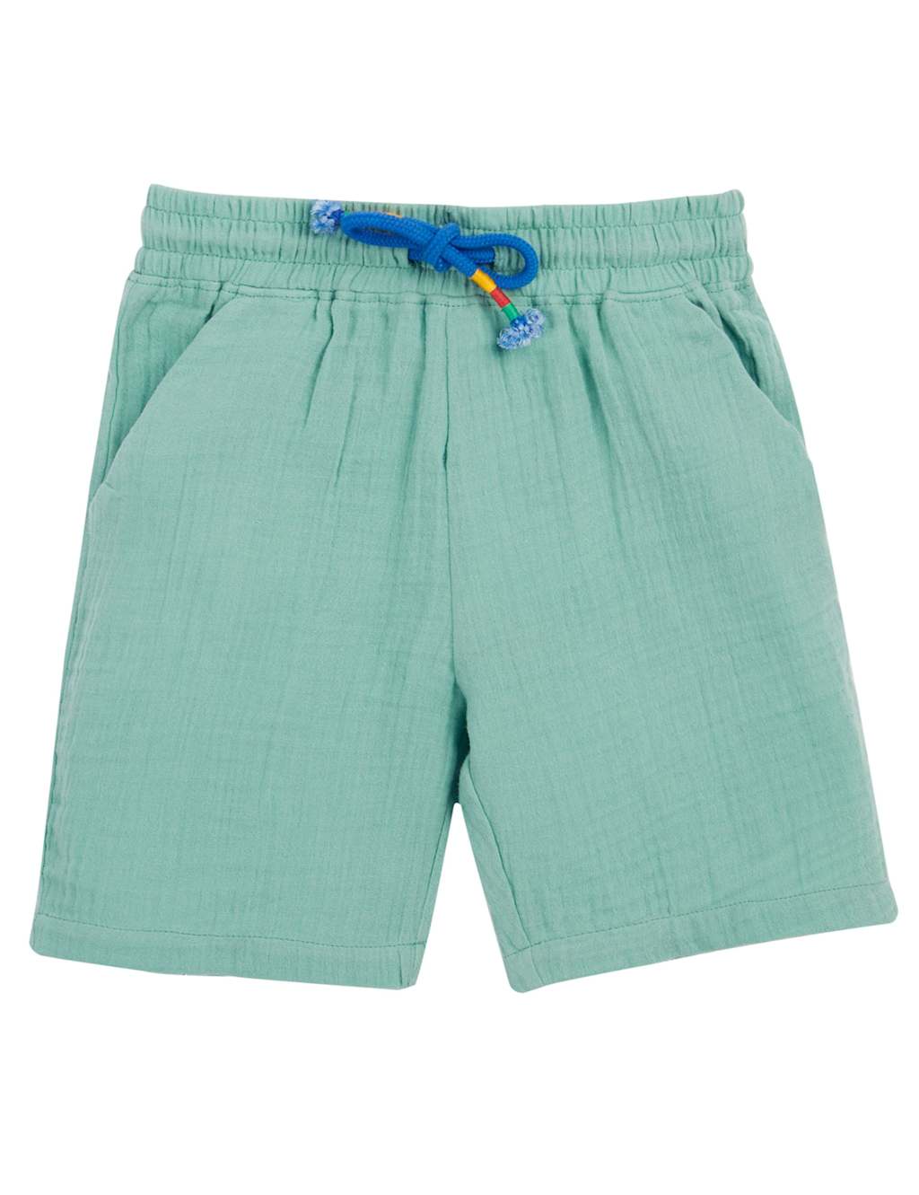 Frugi Pure Cotton Shorts (2-10 Yrs) Blue