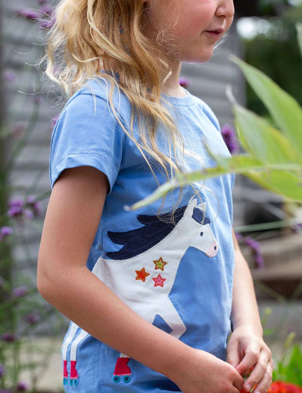 Pure Cotton Horse Applique T-Shirt (2-10 Yrs)