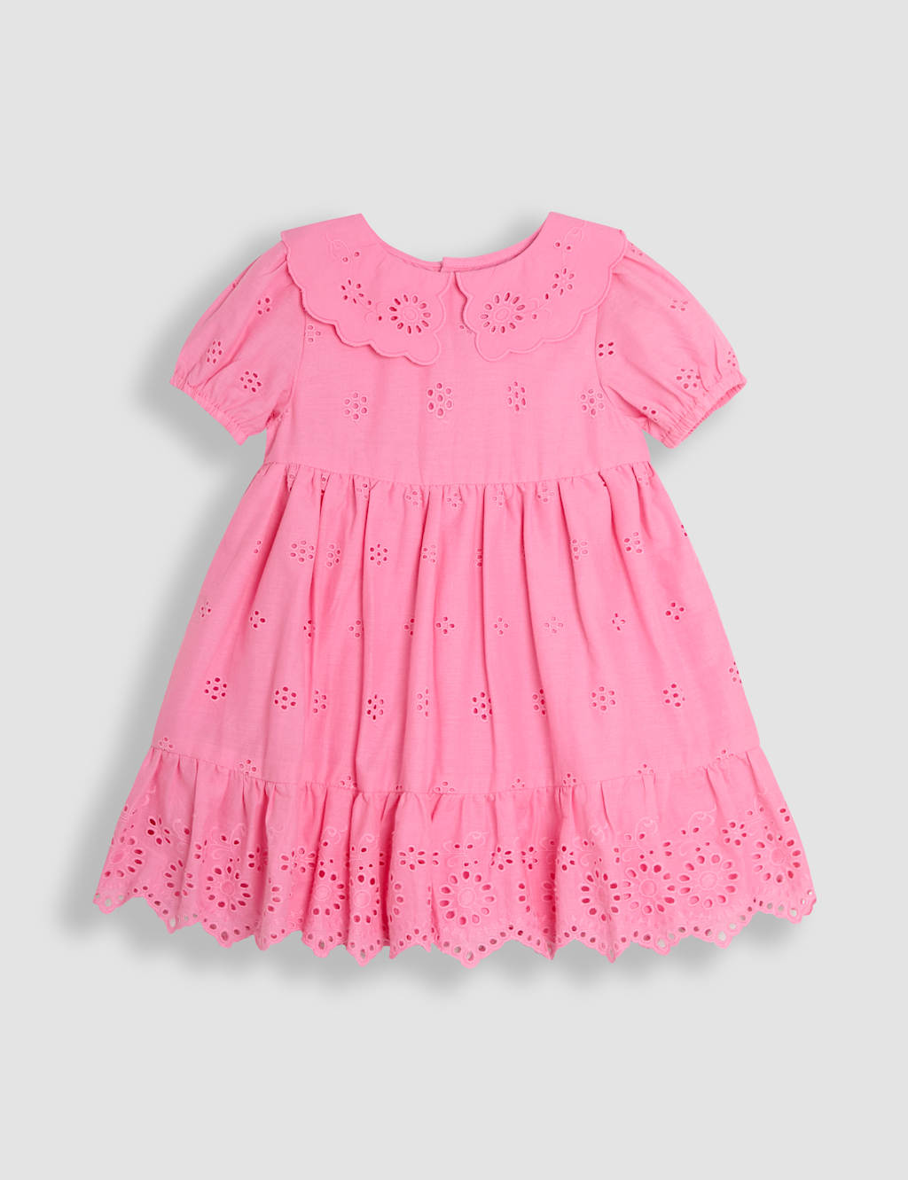 Pure Cotton Broderie Dress (6 Mths-5 Yrs)