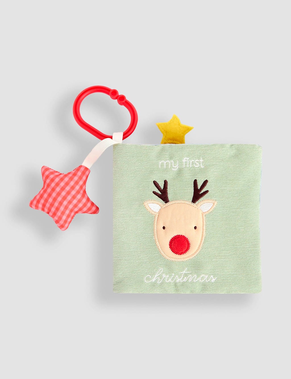 JoJo Maman Bb My First Christmas Fabric Book Multi