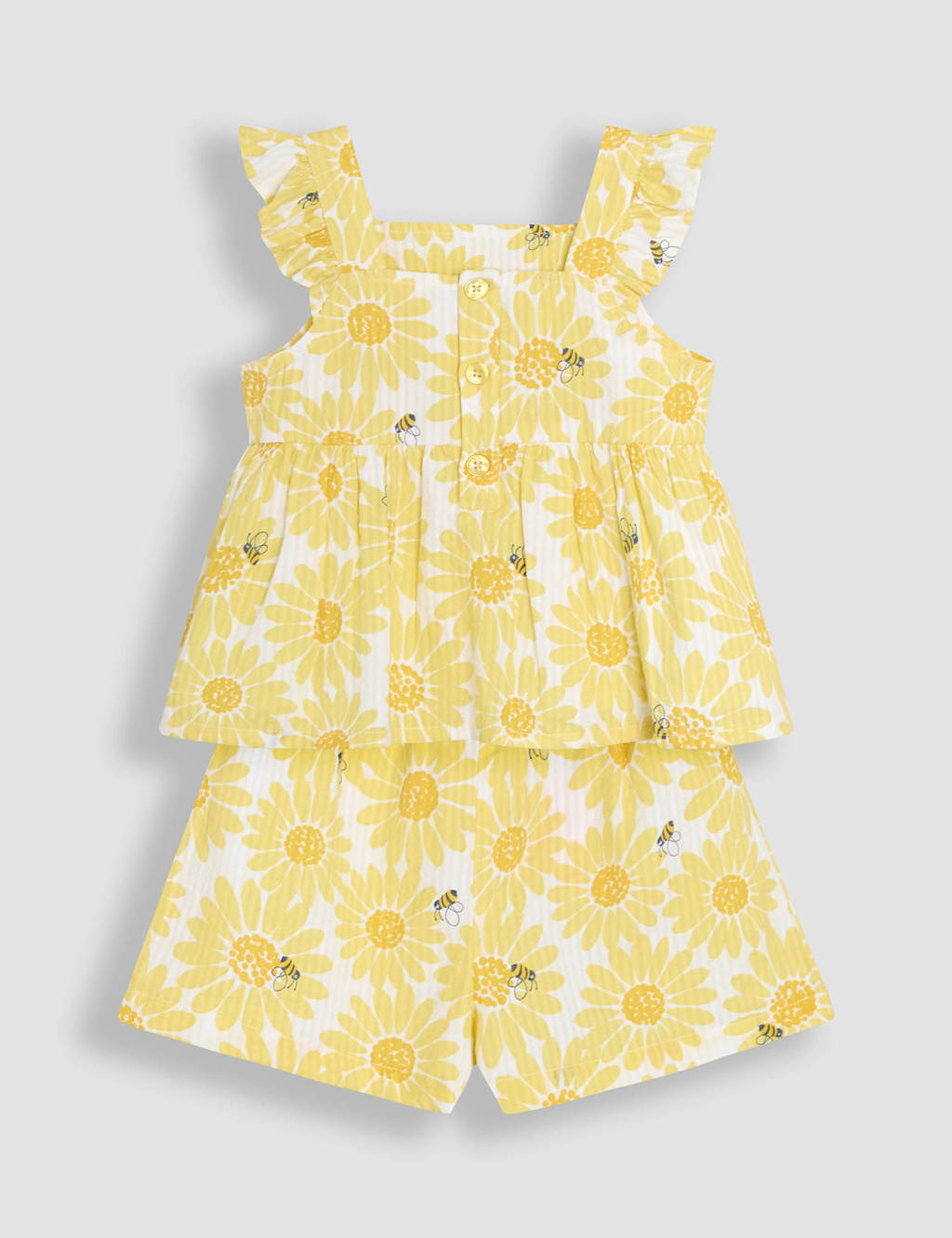 2pc Pure Cotton Floral Outfit (6 Mths - 5 Yrs)