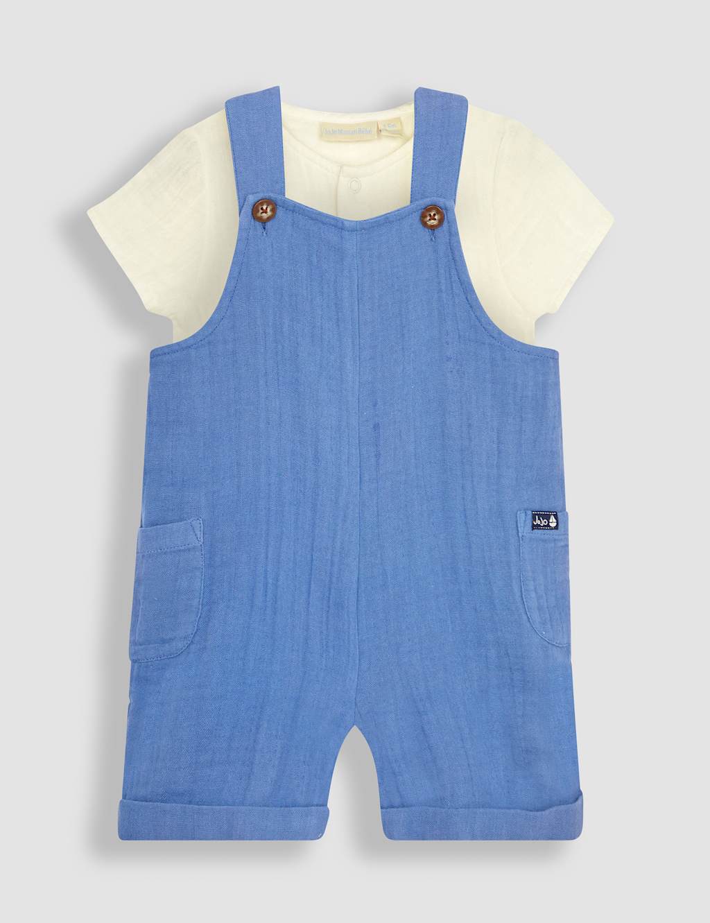 Jojo Maman Bb Boys 2pc Pure Cotton Outfit (3-36 Mths) - 3-6M - Multi, Multi