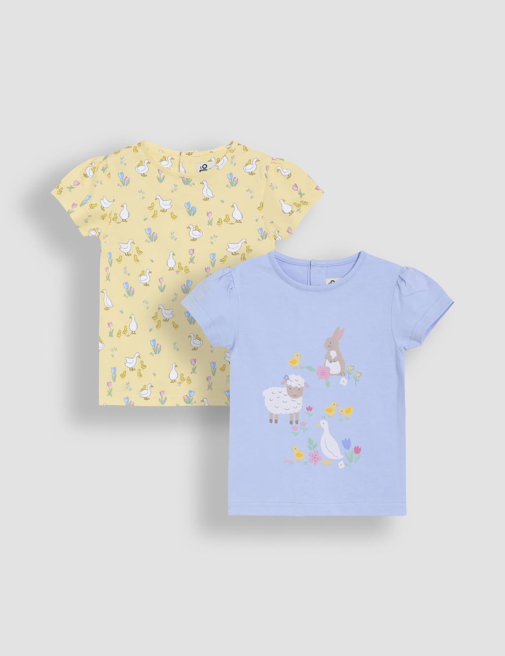 2pk Pure Cotton Spring Scene T-Shirts (6 Mths - 5 Yrs)