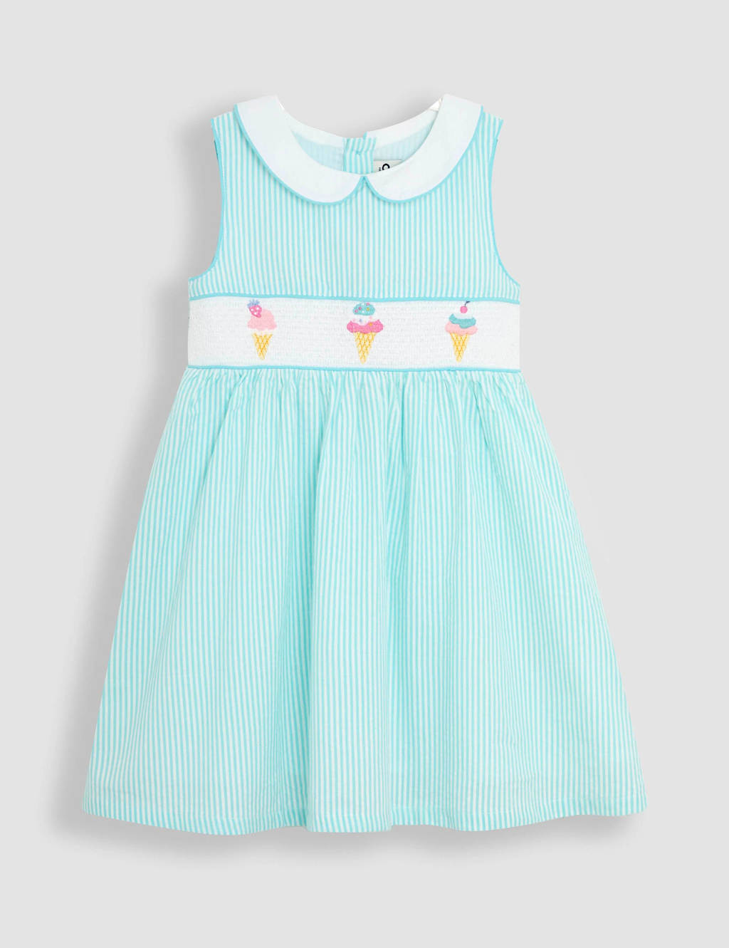 Pure Cotton Ice Cream Striped Dress (6 Mths - 5 Yrs)