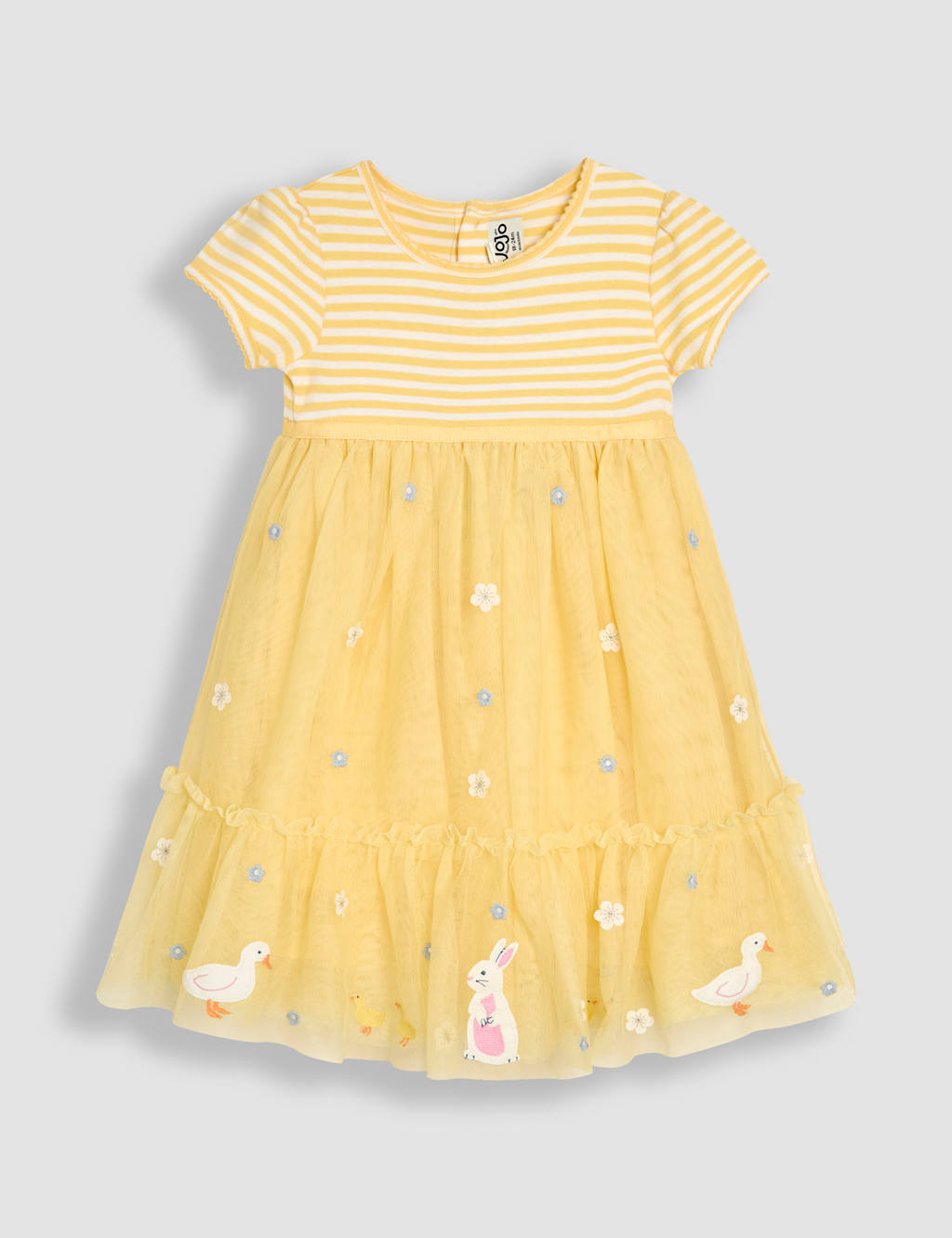 Cotton and Tulle Bunny Party Dress (6 Mths-5 Yrs)