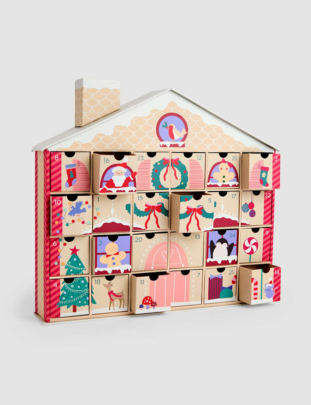 JoJo Maman Bb Gingerbread House Advent Calendar Multi