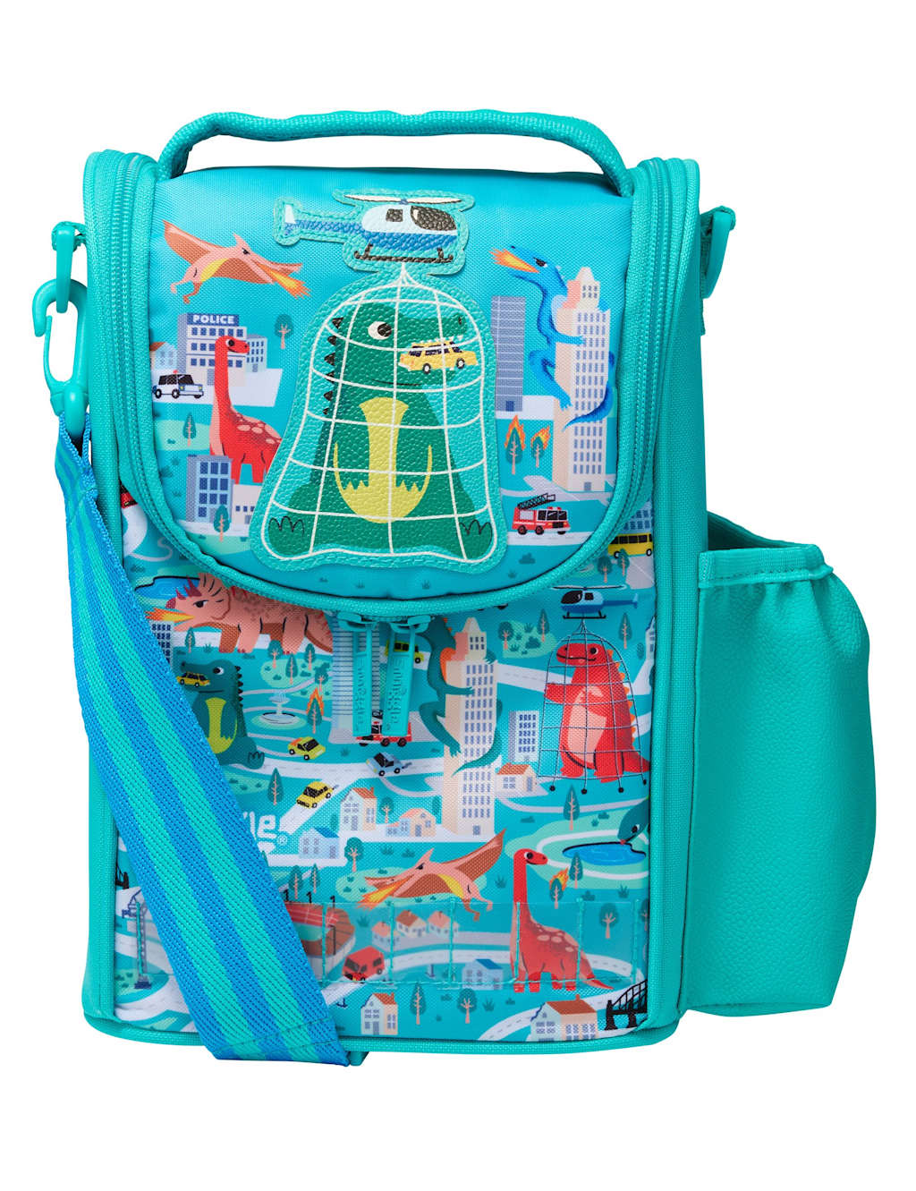 Smiggle Kids' Printed Lunch Box Green Mix