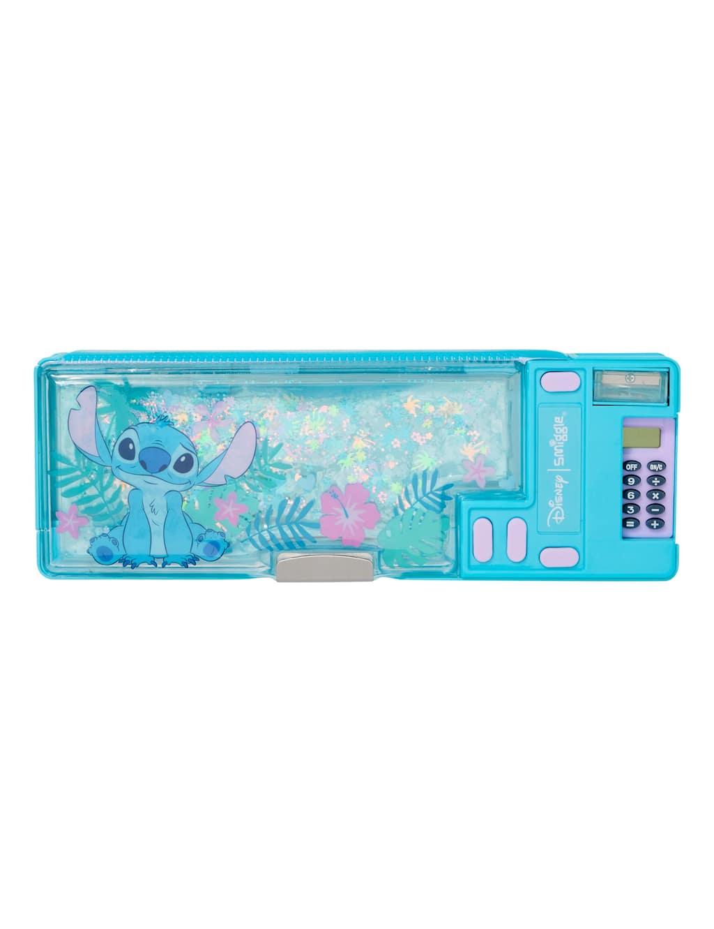 Smiggle Kids' Lilo & Stitch Pop Out Pencil Case Light Blue Mix