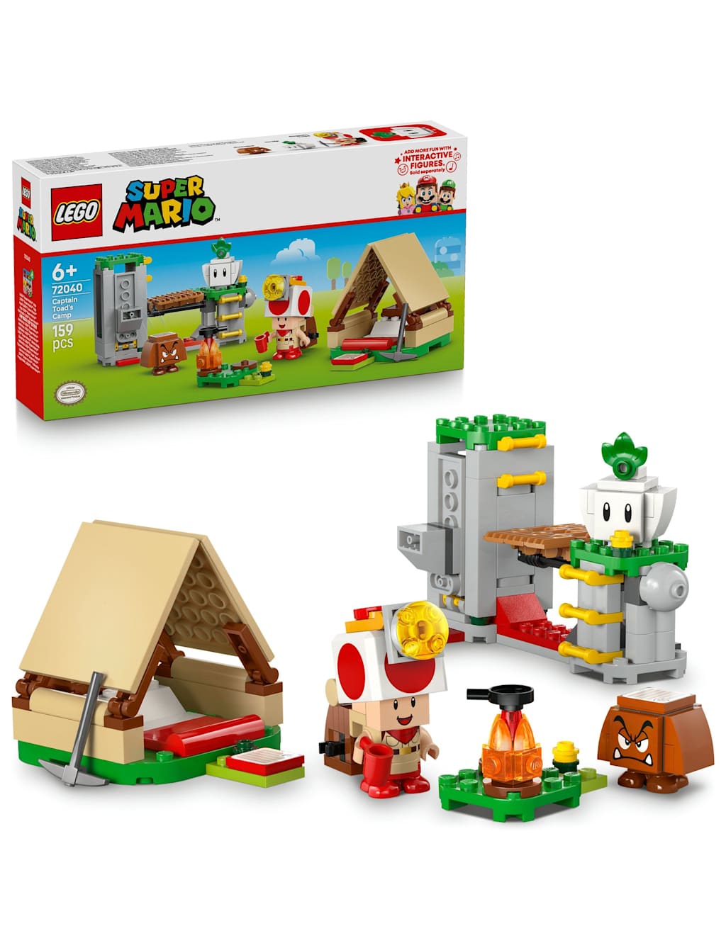 Lego LEGO Super Mario Captain Toad's Camp Toy 72040(6+ Yrs) Multi