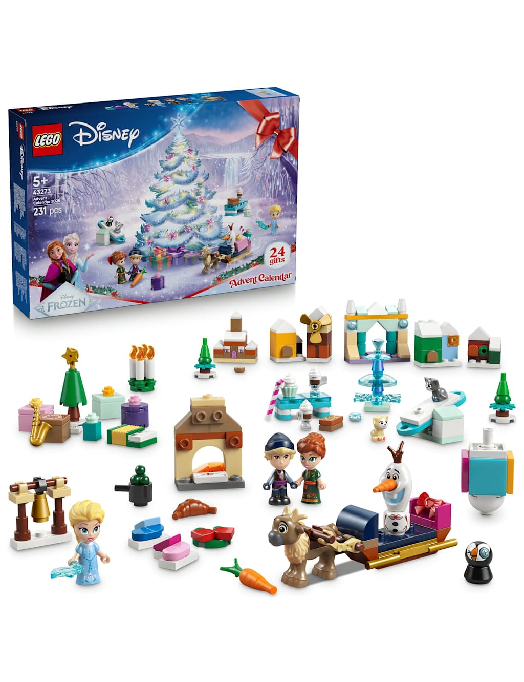 Lego LEGO ? Disney Frozen Advent Calendar 2025 Fantasy Toy Building Kit 43273(5+ Yrs) Multi