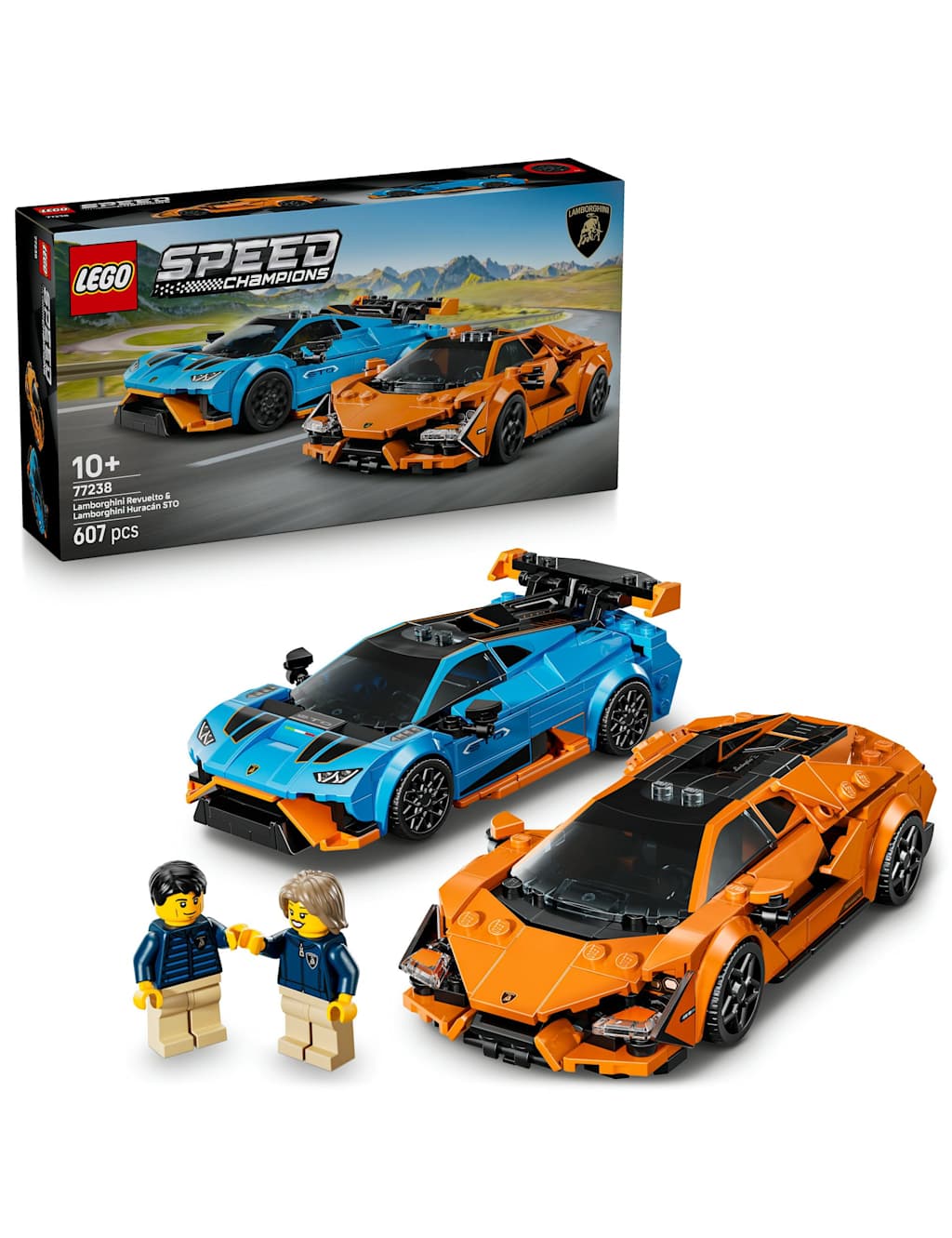 Lego LEGO Speed Champions Lamborghini Revuelto & Huracn STO 77238(10+ Yrs) Multi