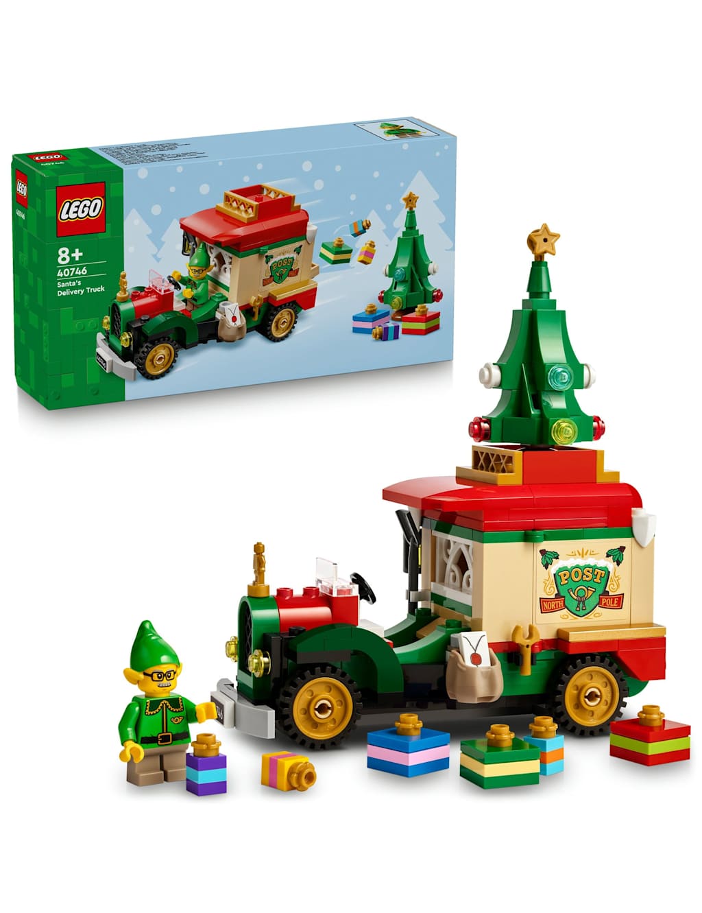 Lego LEGO Santa's Delivery Truck Toy Set 40746 (8+ Yrs) Multi