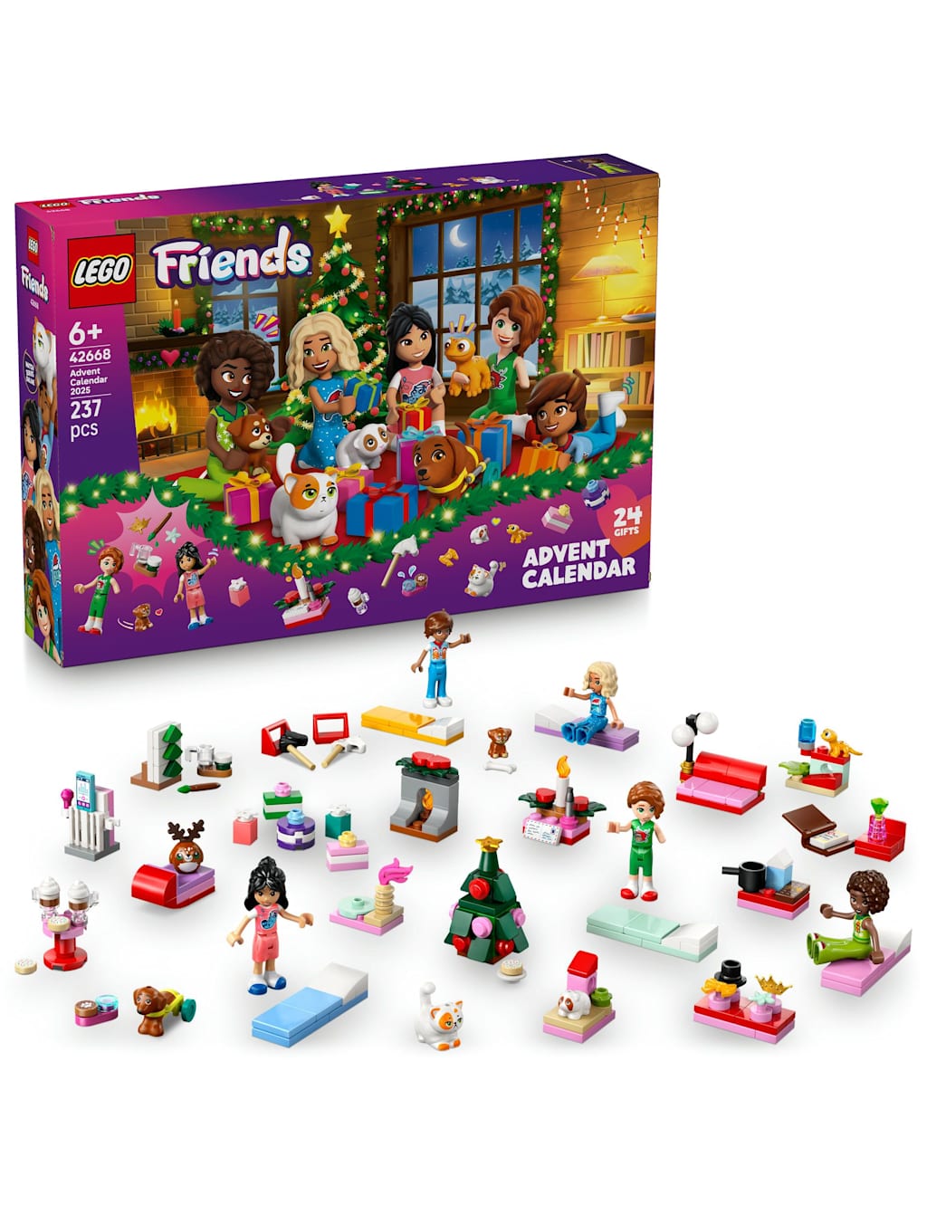 Lego LEGO Friends Advent Calendar 2025 Toy for Kids 42668(6+ Yrs) Multi