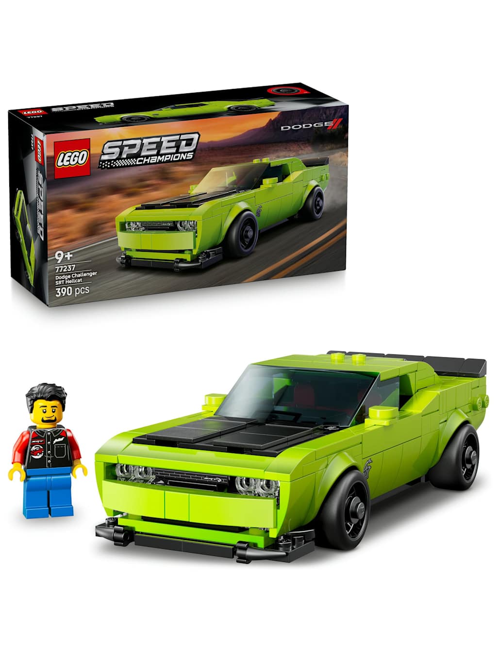Lego LEGO Speed Champions Dodge Challenger SRT Hellcat Sports Car 77237(9+ Yrs) Multi