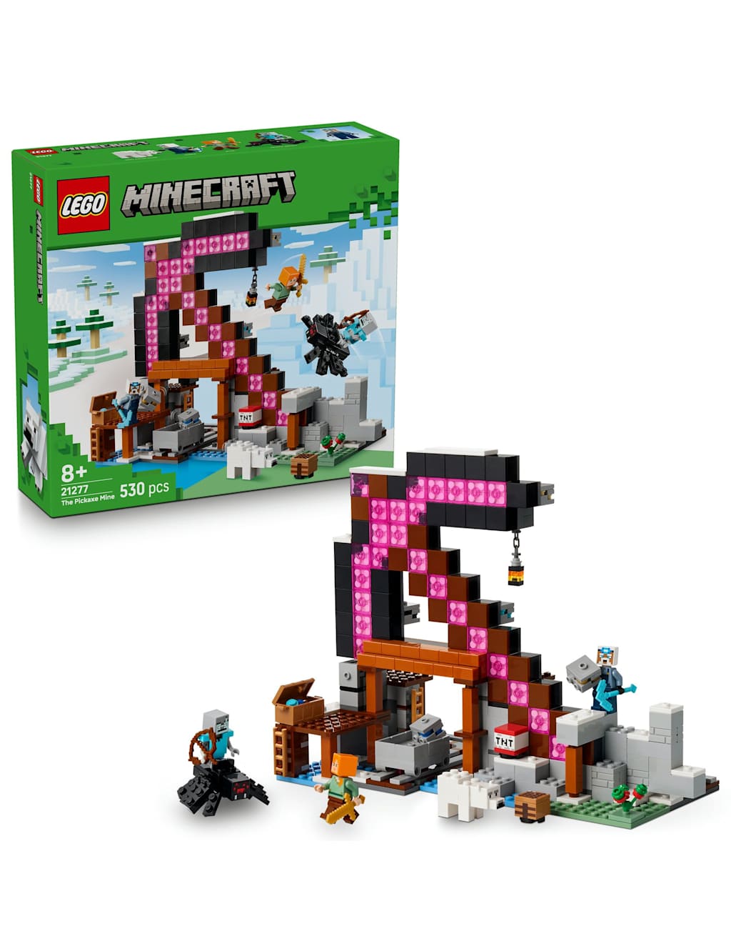 Lego LEGO Minecraft The Pickaxe Mine Building Toy 21277 (8+ Yrs) Multi