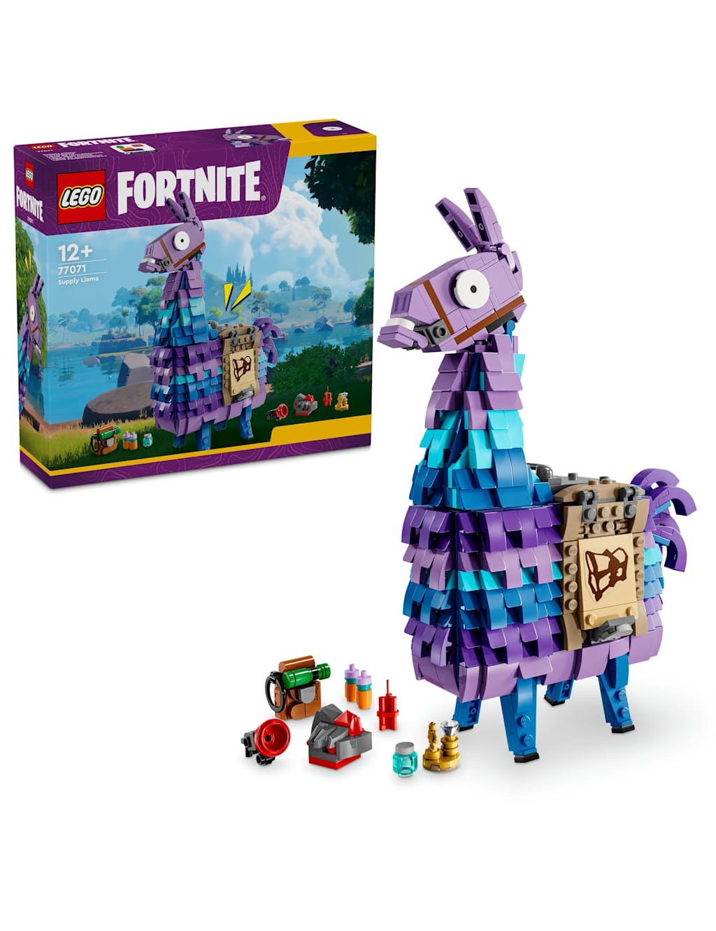 Lego LEGO Fortnite Supply Llama Toy Set 77071 (12+ Yrs) Multi