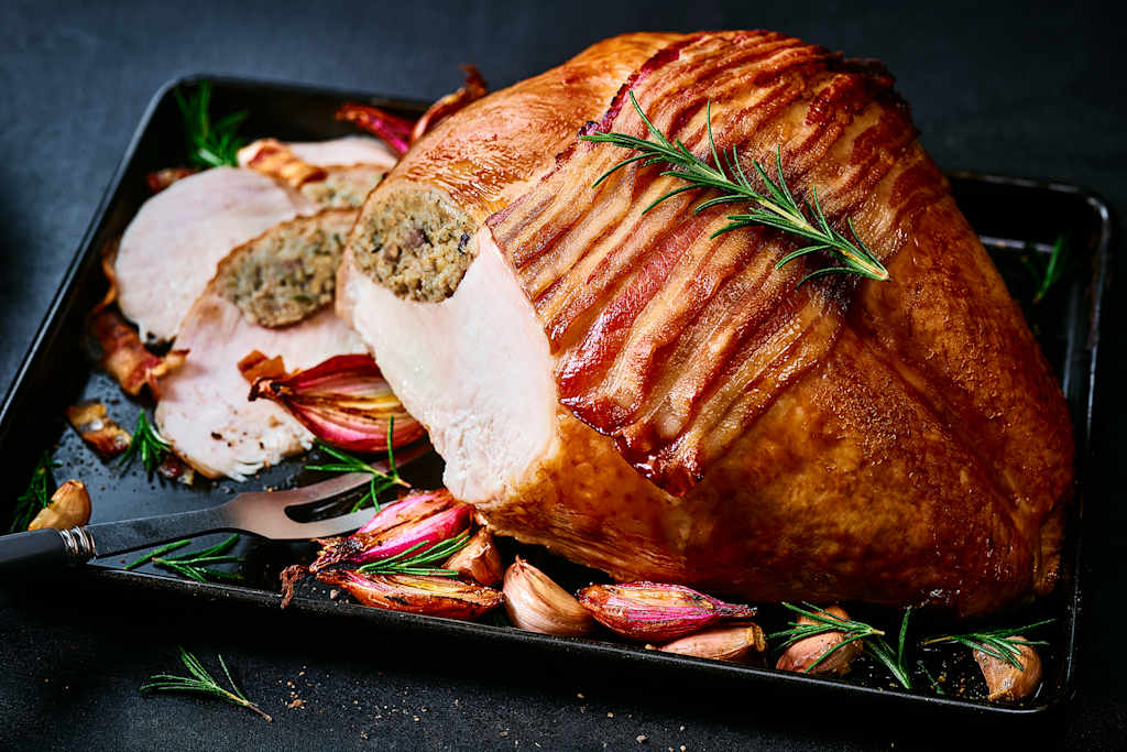 Collection Free Range Turkey Crown with Pork & Italian Chestnut Stuffing (Serves 6-14) 1 of 1