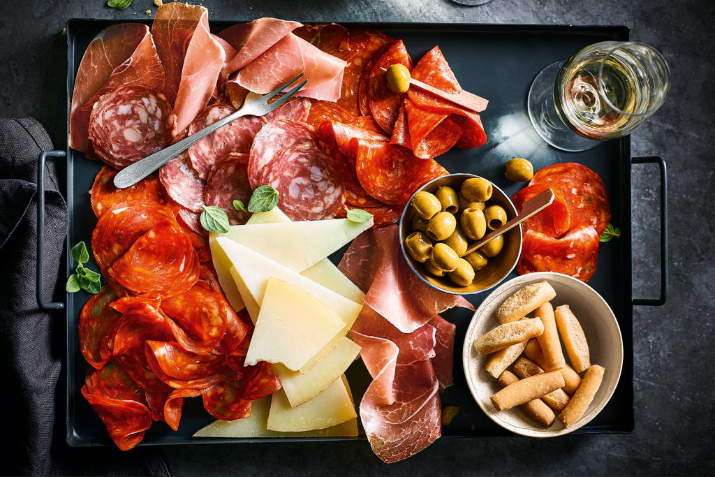 Collection Spanish Meats & Manchego Cheese Selection Platter (Serves 8) | M&S IE