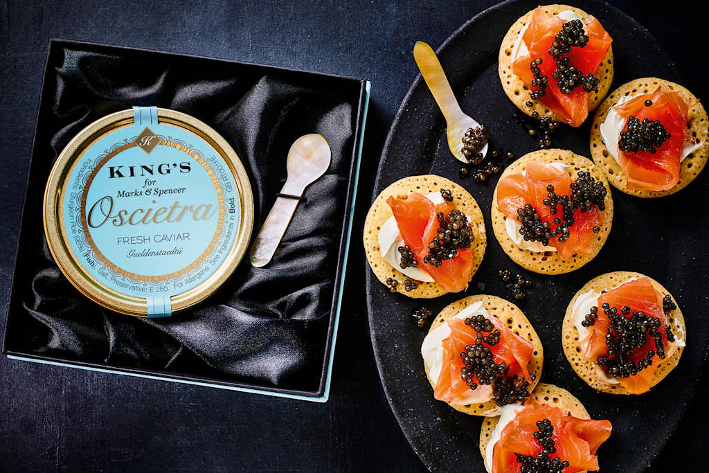 King’s Oscietra Caviar (Serves 25 Spoons) 1 of 1