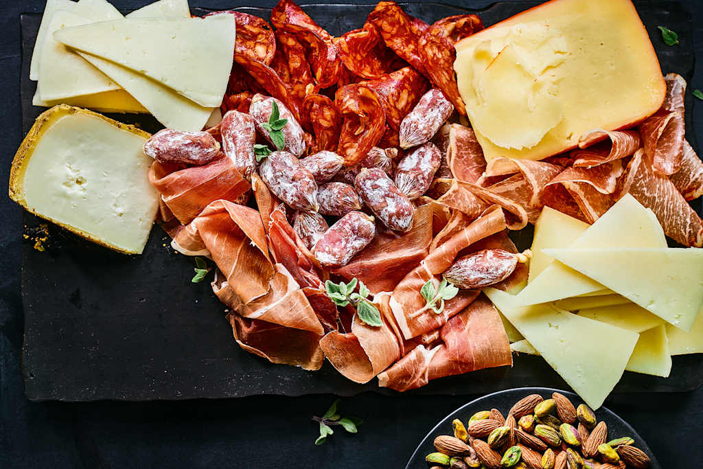Collection Spanish Charcuterie, Cheese & Nuts Platter 1 of 1