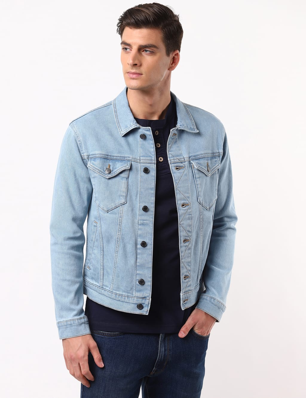 M&S Denim Jackets Light Blue