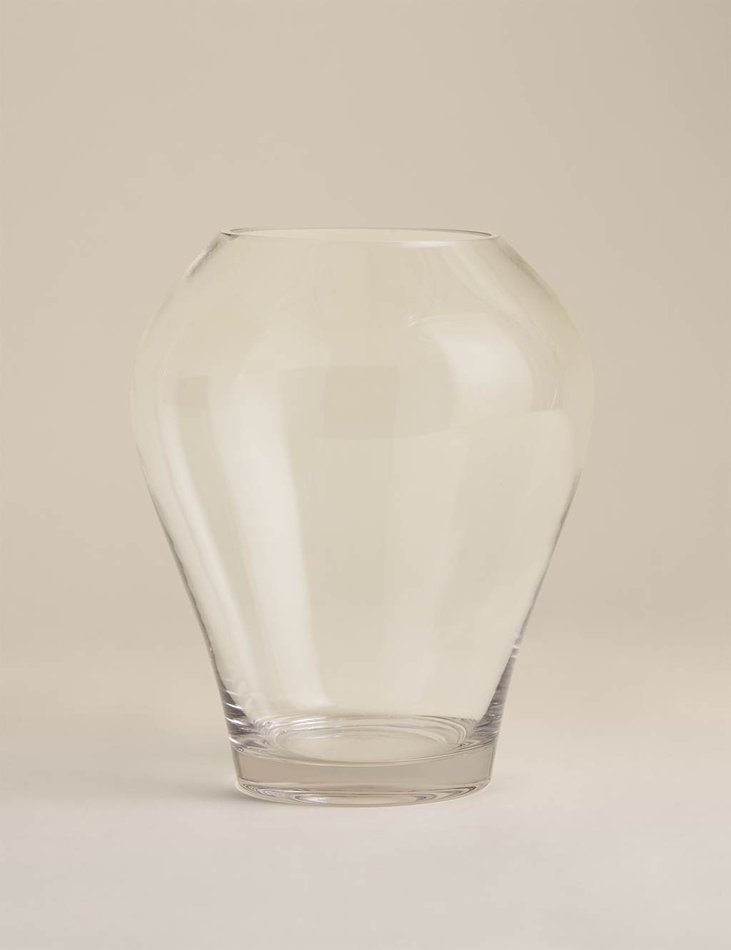 M&S Medium Bulb Vase - Clear