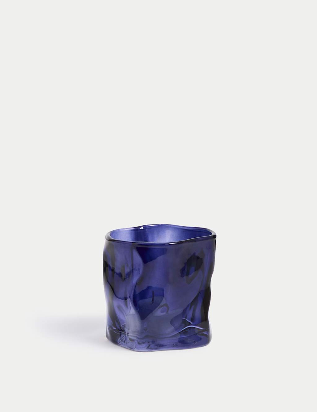 Irregular Glass Candle Holder