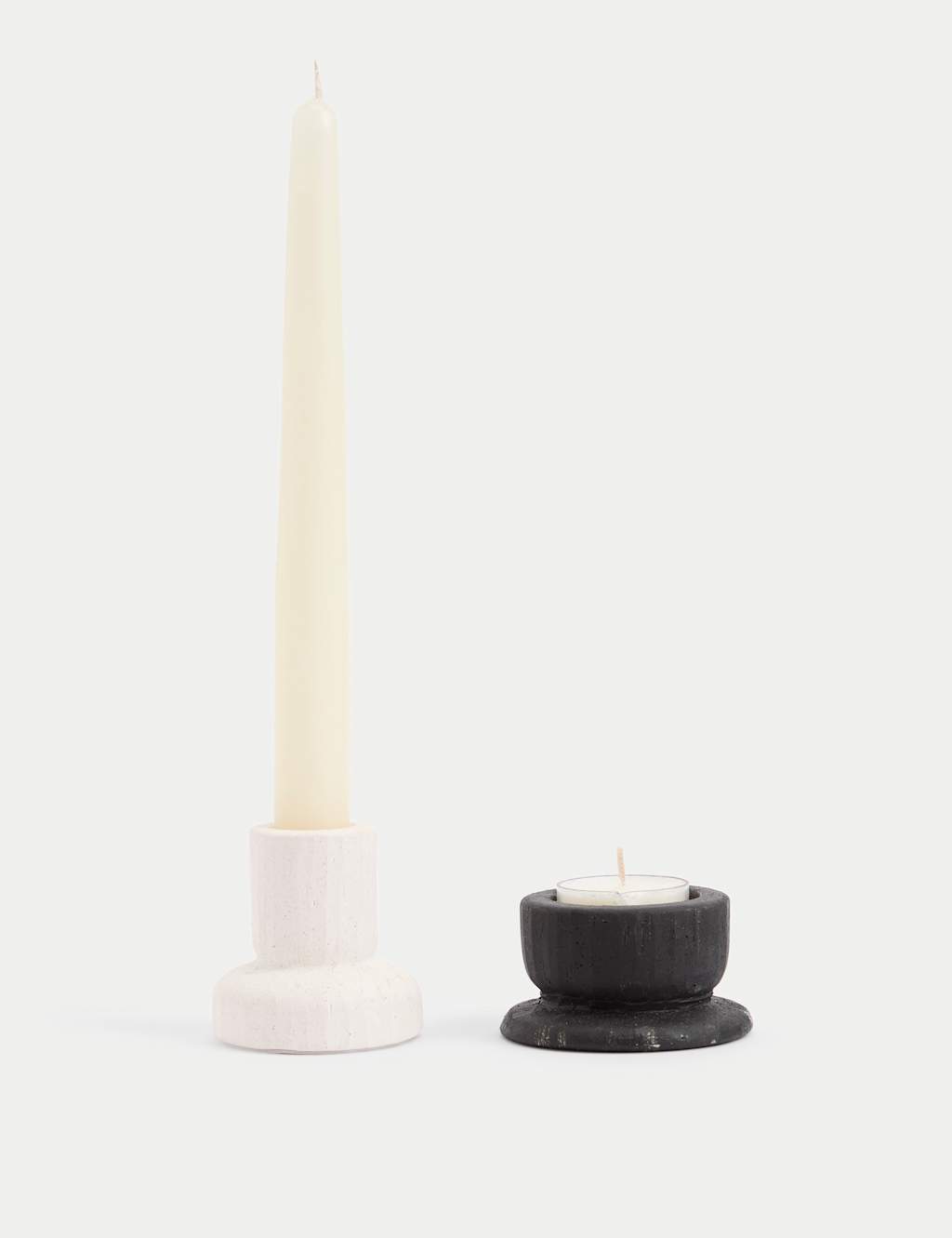 Set of 2 Dinner Candle & Tealight Holders