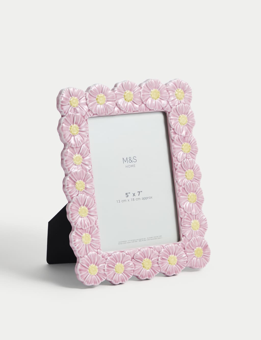 Ceramic Daisy Photo Frame 5x7 inch