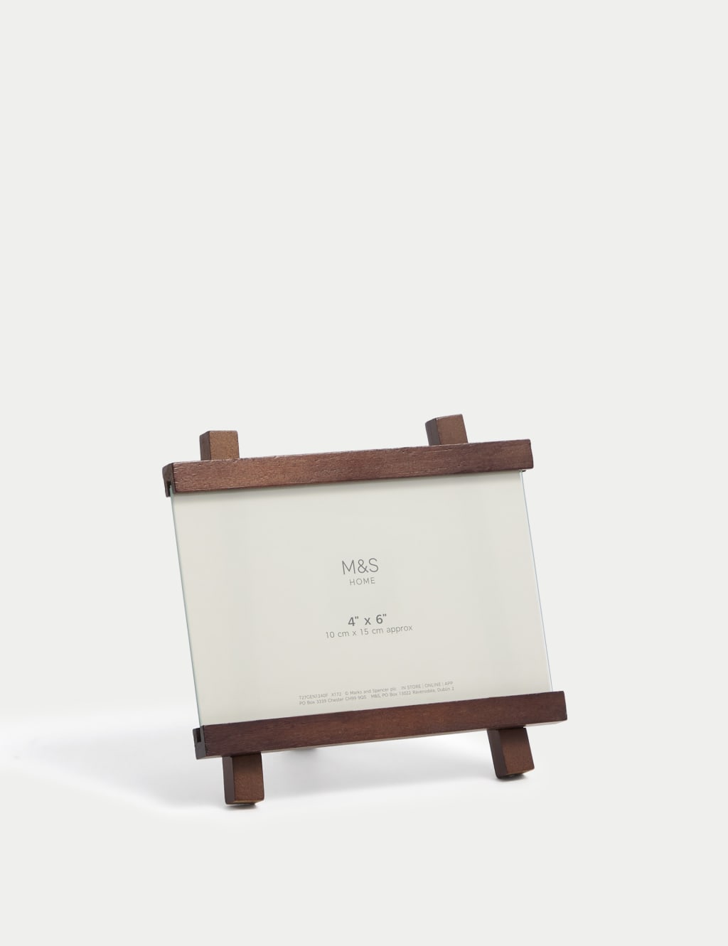 Wood Easel Photo Frame 4x6 inch