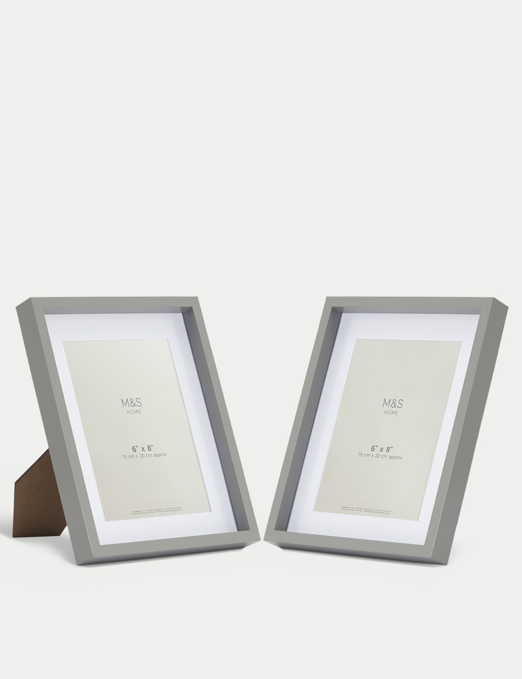 Set of 2 Photo Frames 6x8 Inch