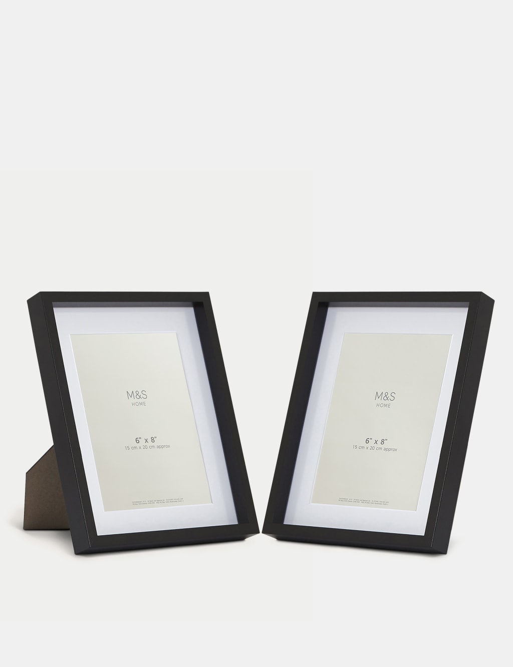 Set of 2 Photo Frames 6x8 Inch