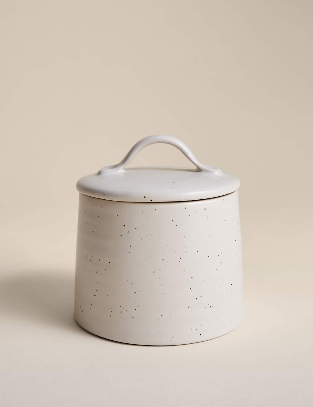 M&S Small Ceramic Storage Jar 430ml - Neutral