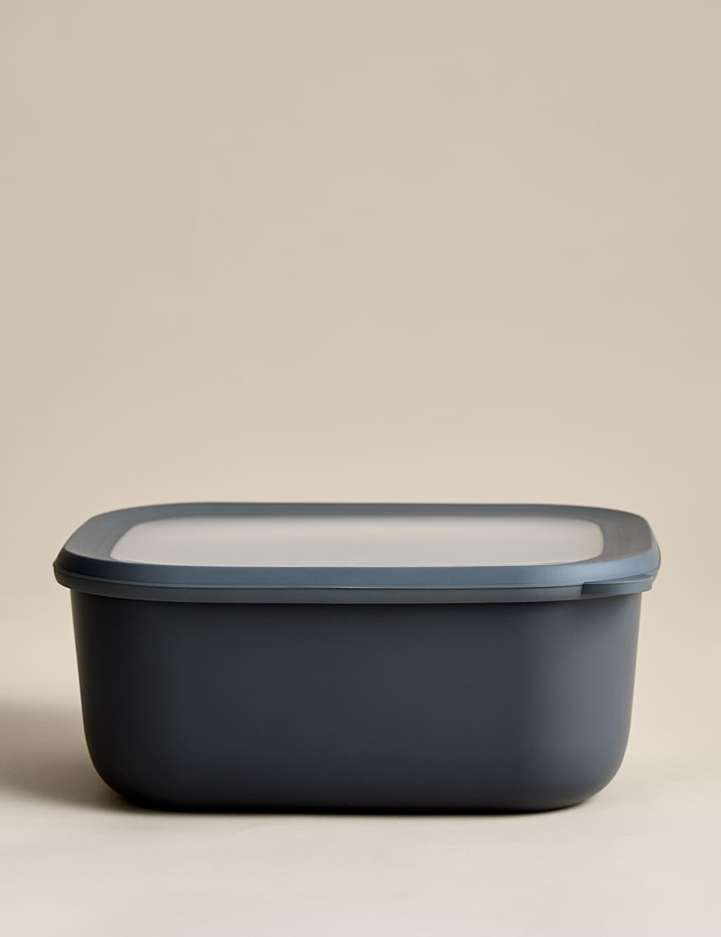 M&S Large Plastic Storage Container - Dark Blue