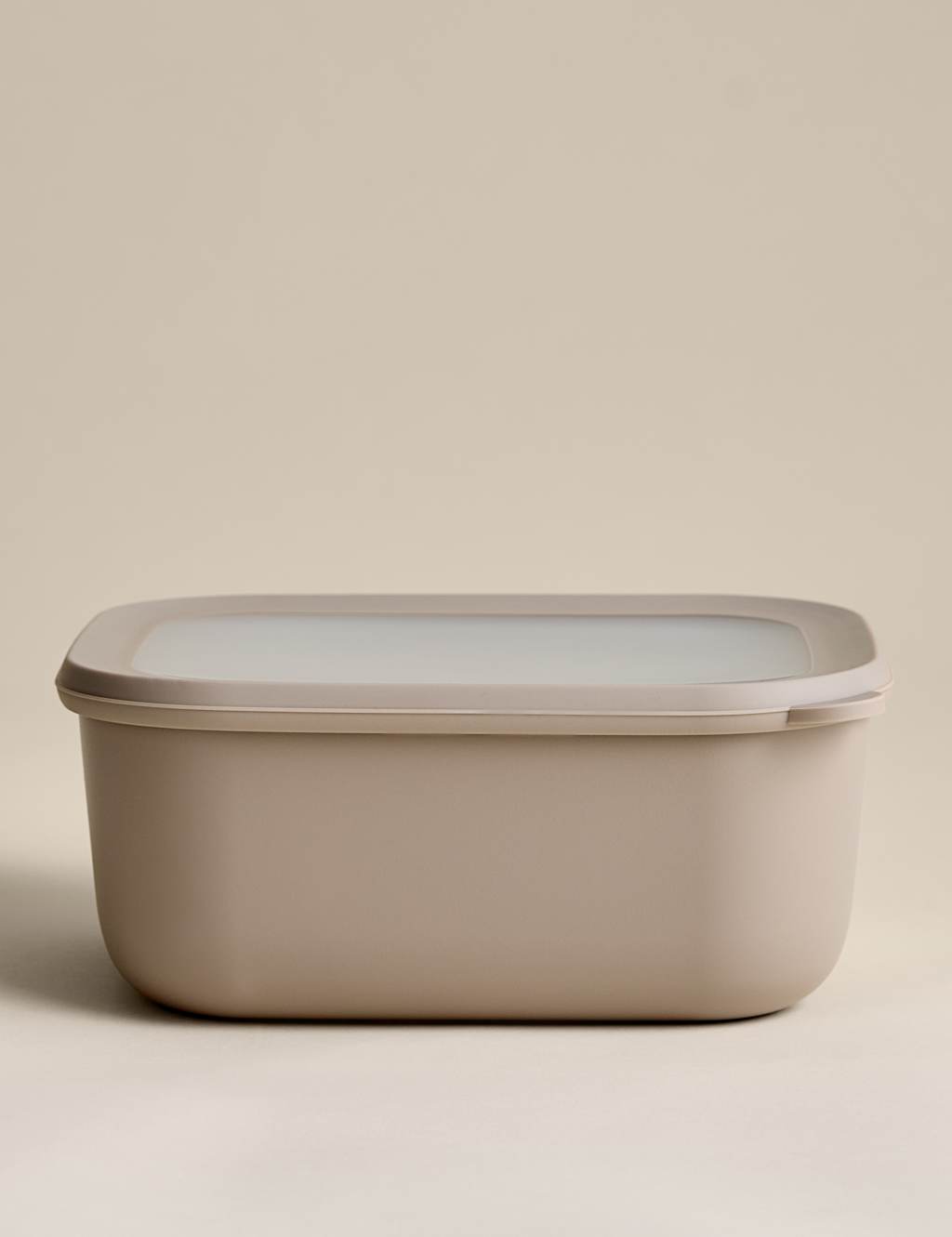 M&S Large Plastic Storage Container - Taupe