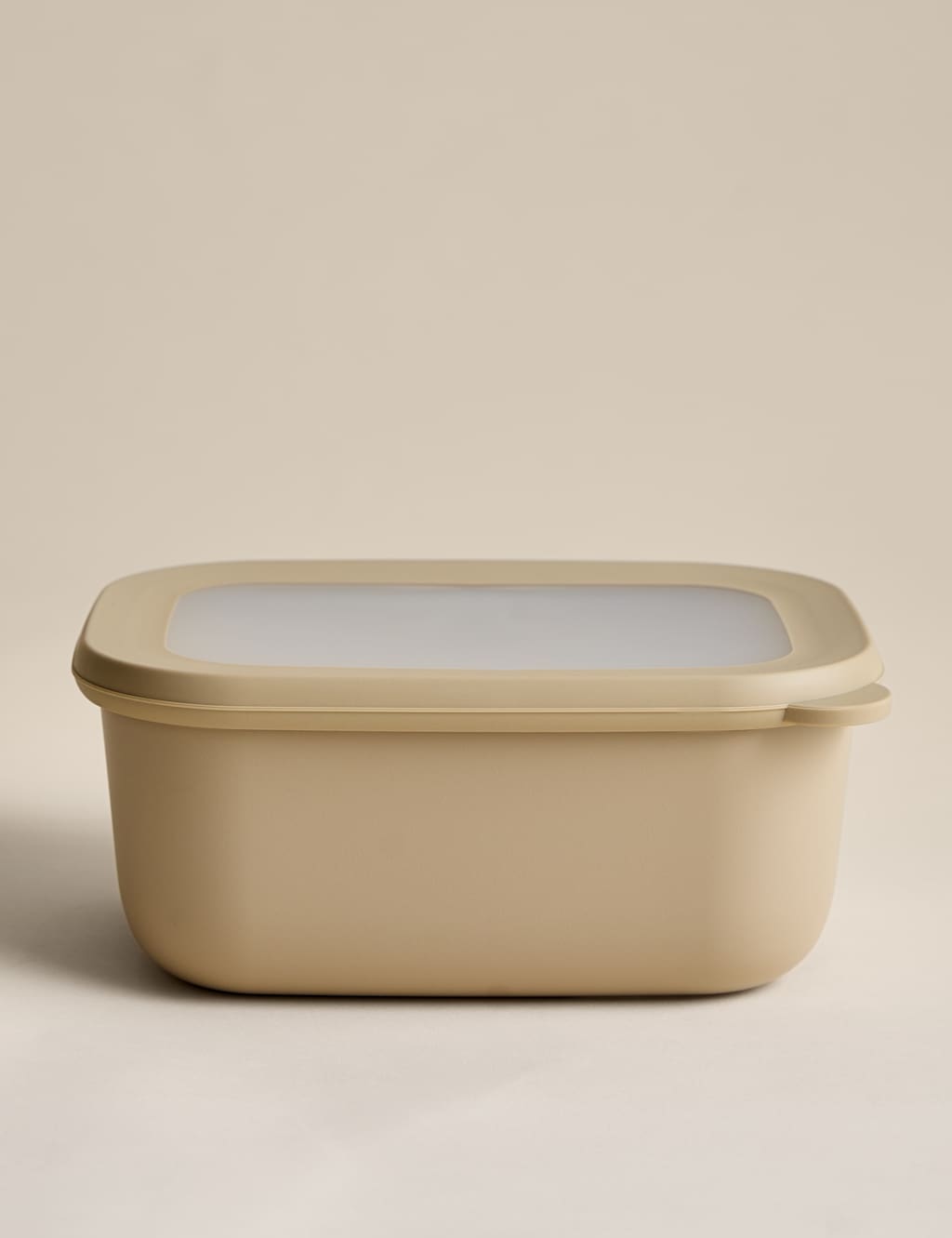 M&S Medium Plastic Storage Container - Taupe