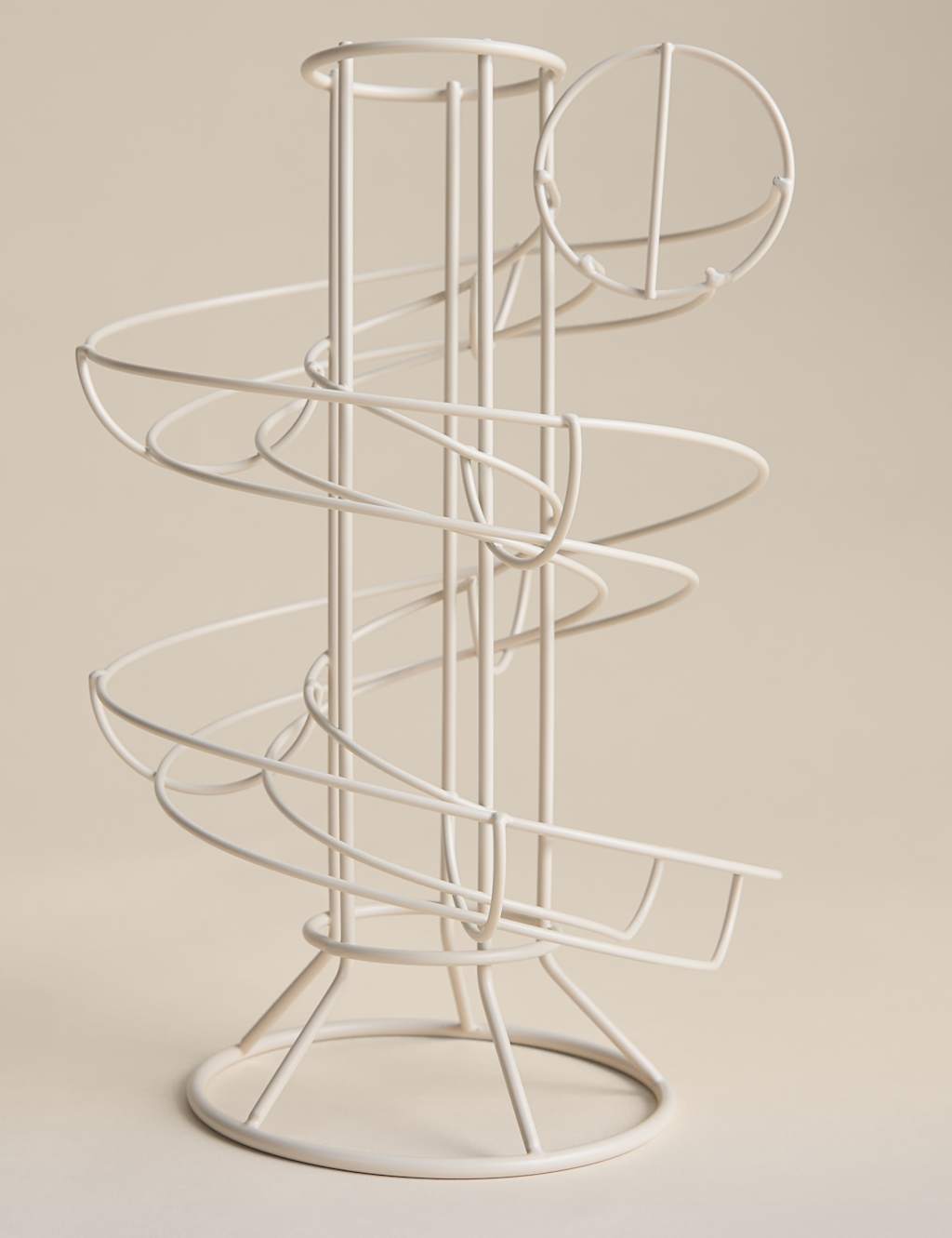 M&S Wire Egg Slide Holder - Cream