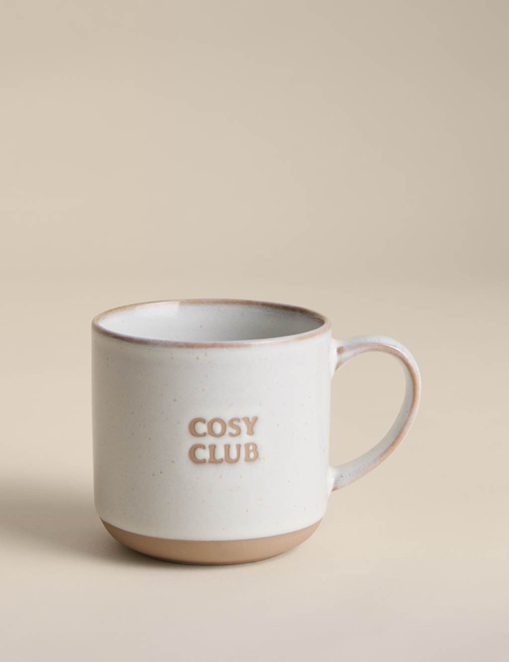 M&S Cosy Club Slogan Mug Cream