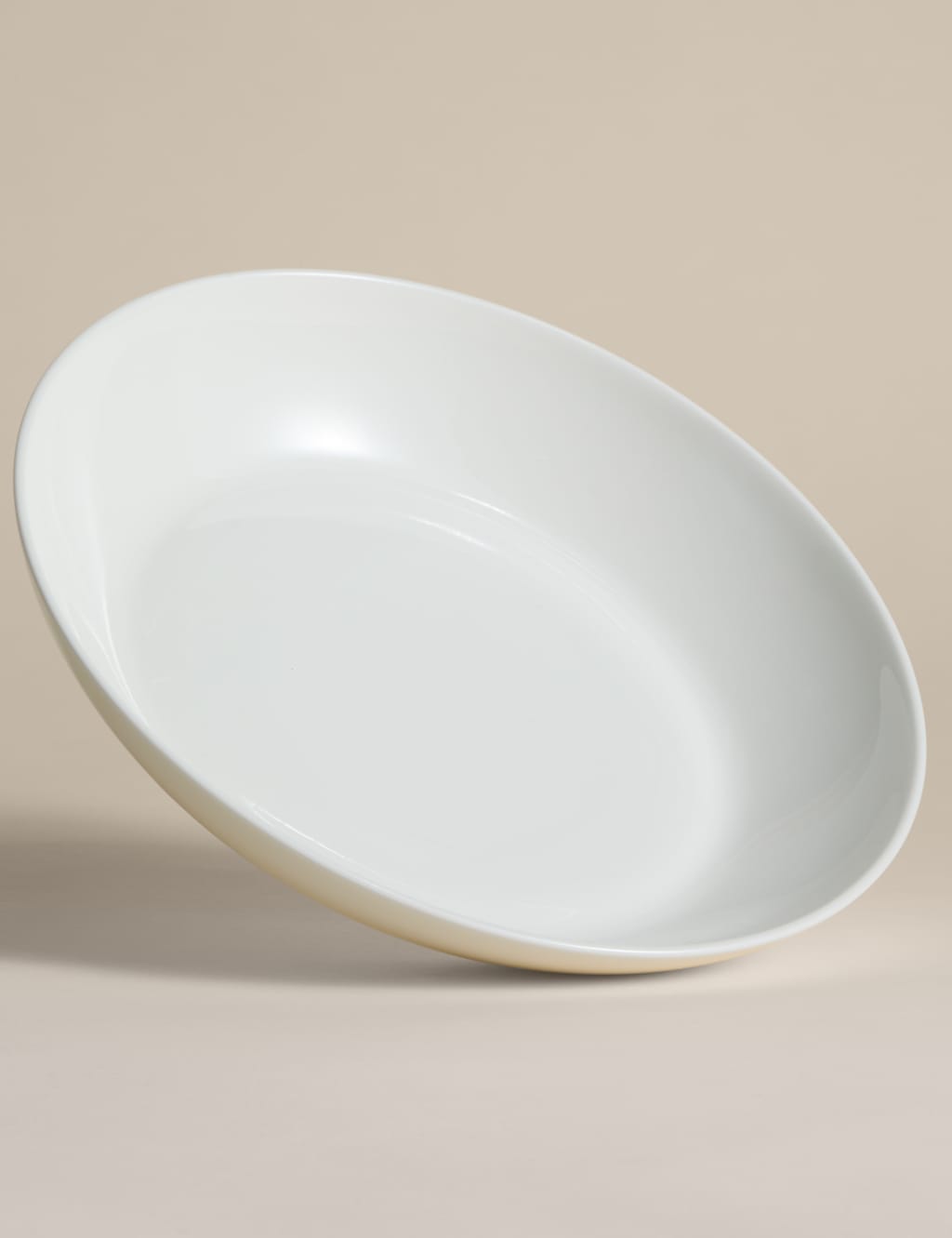 M&S Monroe China Pasta Bowl - White