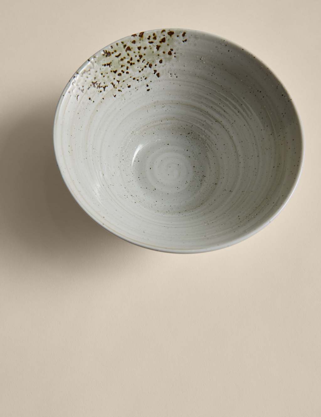 M&S Textured Spin Large Ramen Bowl - Natural