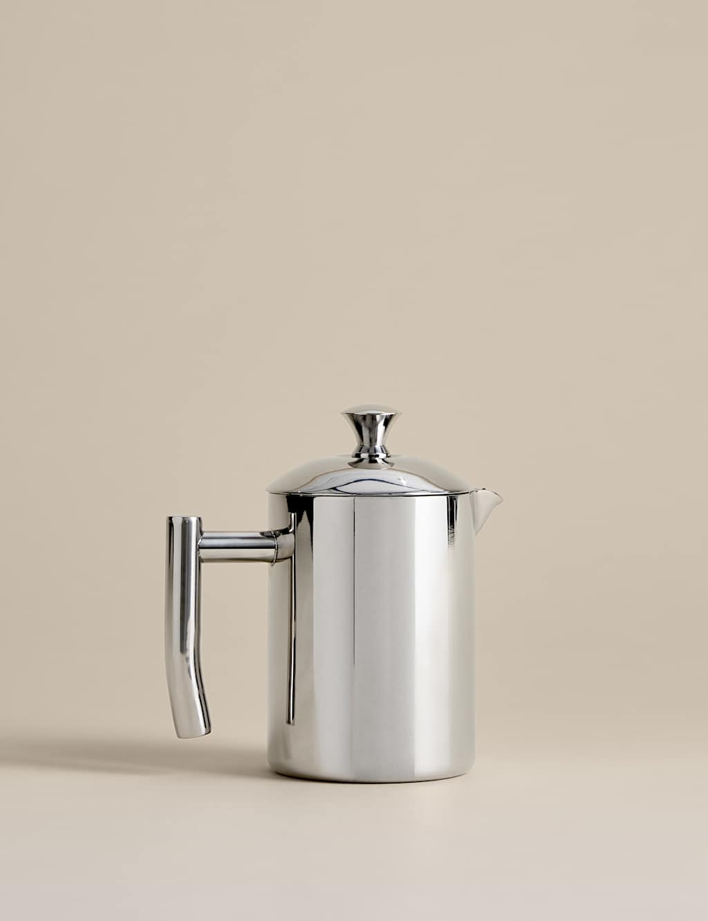 M&S Stainless Steel 3 Cup Cafetiere Silver