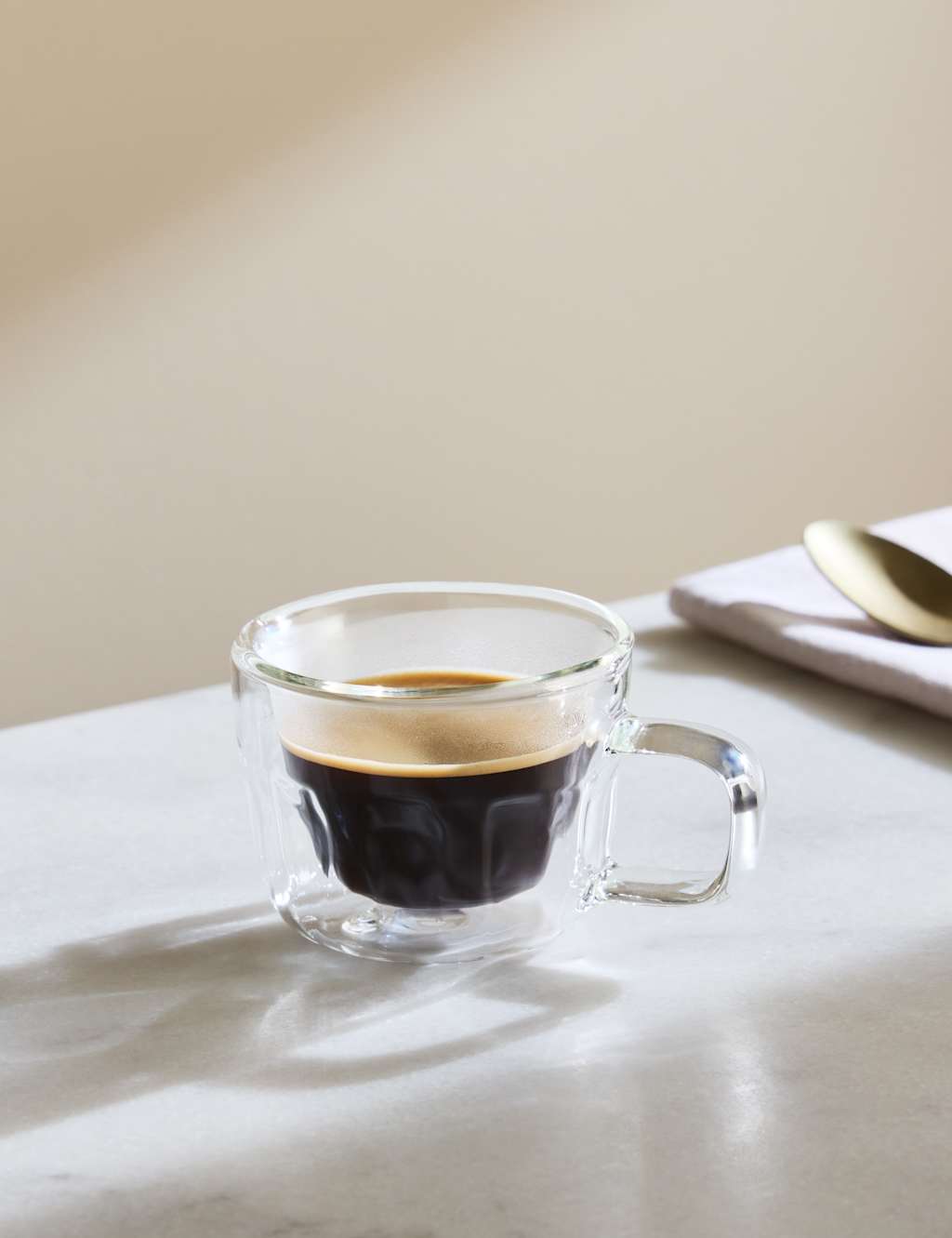 M&S X Kelly Hoppen Glass Espresso Cup - Clear