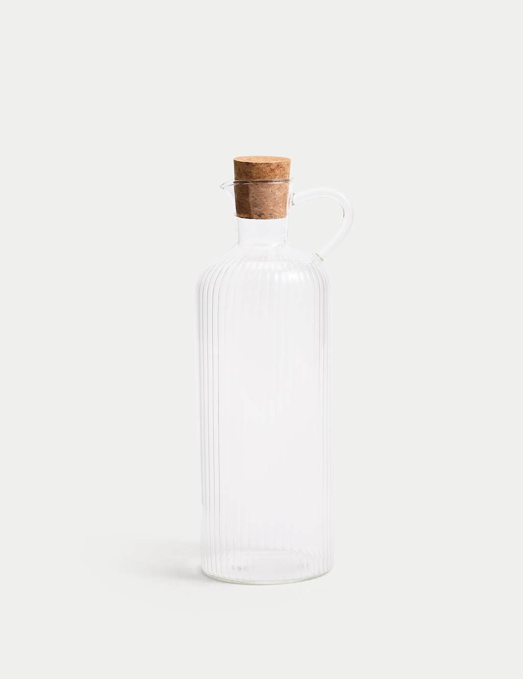 M&S Collection Large Ribbed Glass Pourer