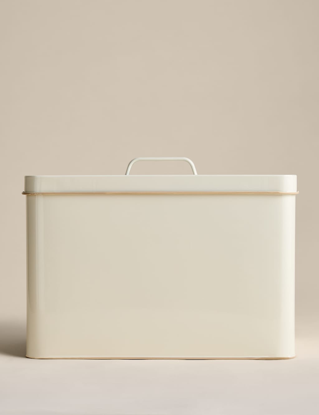 Image of M&S Metal Bread Bin Natural