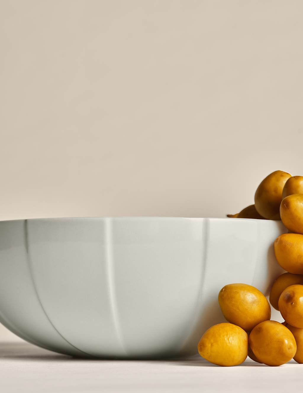 M&S X Kelly Hoppen Textured Serve Bowl - Taupe, Taupe