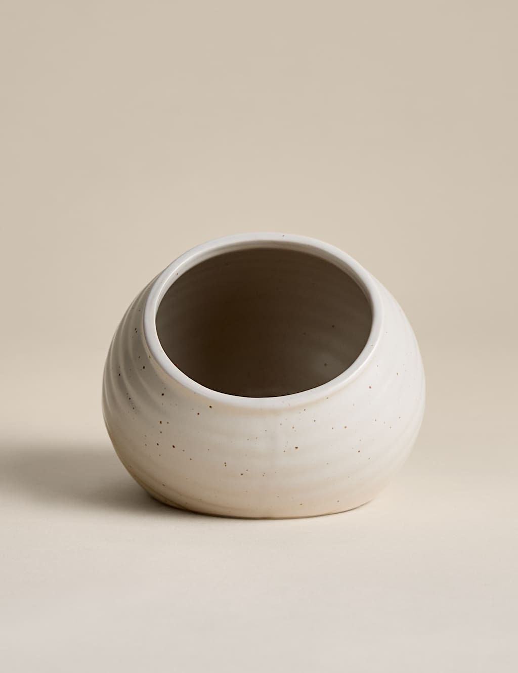 M&S Ceramic Salt Pig - Neutral