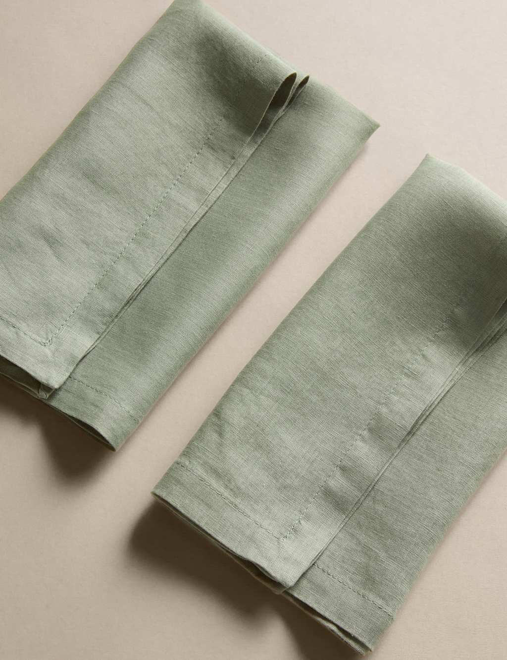 Set of 2 Pure Linen Napkins