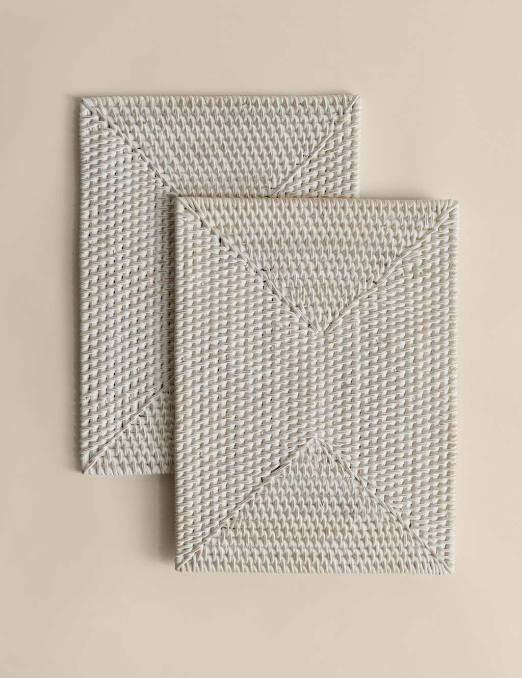 Image of M&S Set of 2 Rattan Washed&hellip;