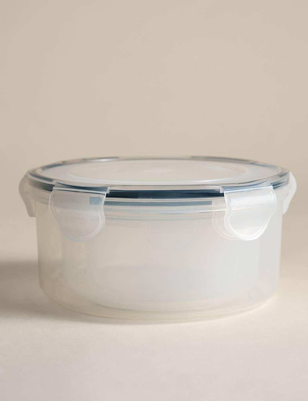 M&S Set of 3 Round Clip Storage Containers - Black